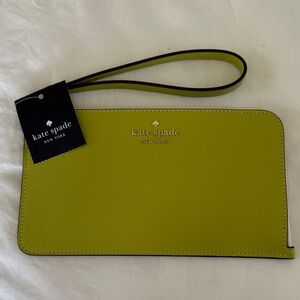 Kate Spade Chartreuse Wristlet